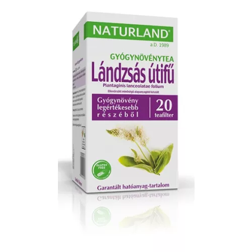 Naturland Lándzsás útifű tea filteres 20x1,5 g