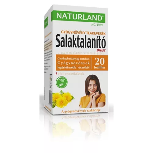 Naturland Salaktalanító plusz teakeverék filteres 20x1,75 g