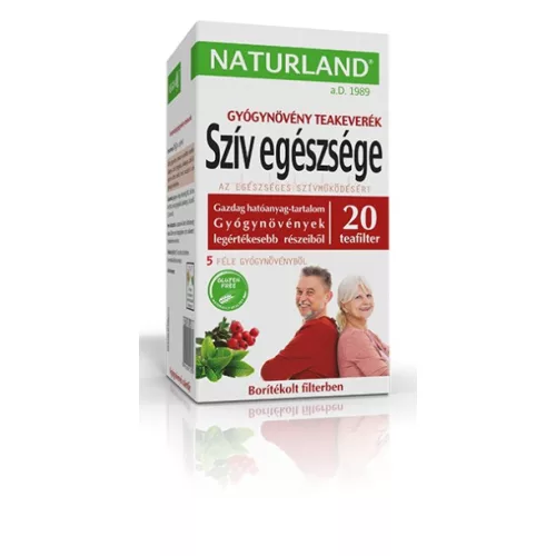 Naturland Szív egészsége gyógynövény teakeverék 20x1,3 g