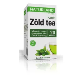 Naturland Zöld tea natúr filteres 20x1,5 g