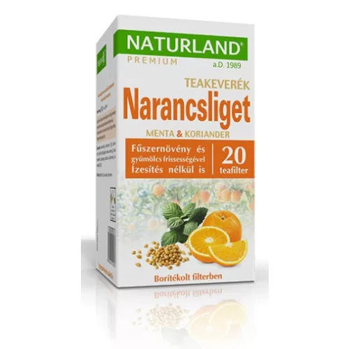 Naturland Körte-Citromfű gyümölcstea 20x2 g