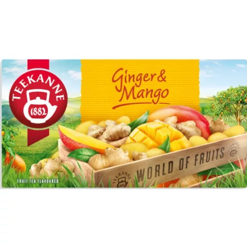Teekanne Word of Fruit Ginger Mango gyömbér mangó gyógytea, 35 g