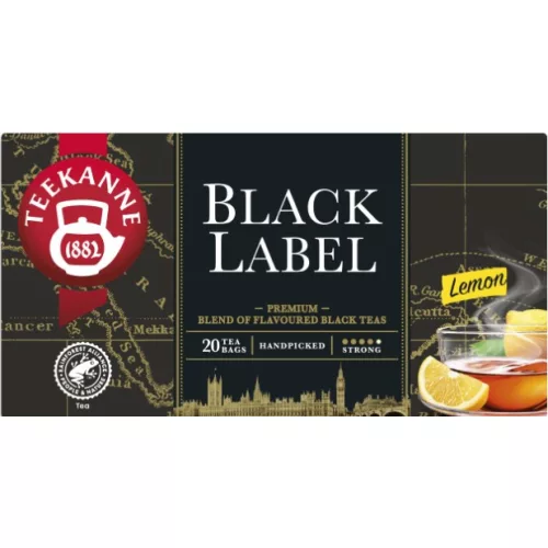 Teekanne Black Classic fekete lemon tea, 33 g