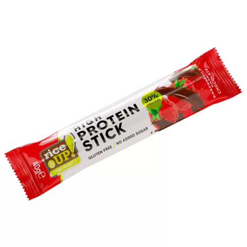 Rice UP fehérje szelet Málna ízű, hozzáadott cukor nélkül, 40 g