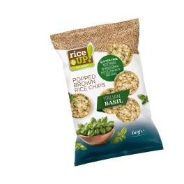 Rice up, ryżowe chipsy o pikantnym smaku chili, 60g.