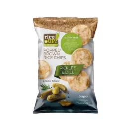 Rice up, ryżowe chipsy o pikantnym smaku chili, 60g.