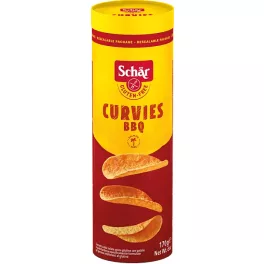 Schär Curvies chips BBQ, 170 g