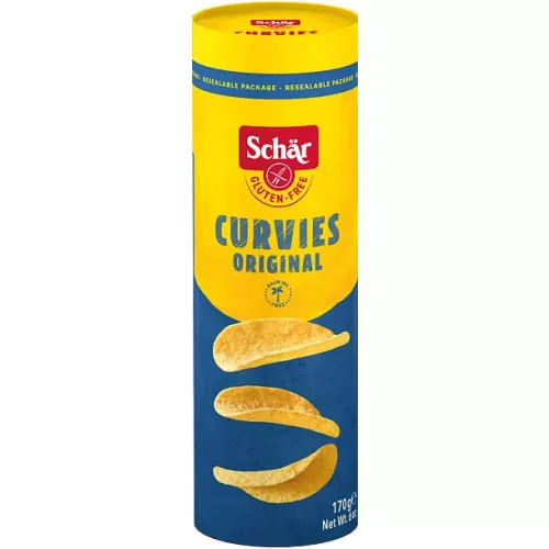 Schär Curvies chips original, 170 g
