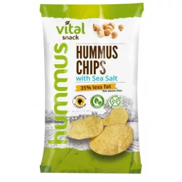 VitalSnack Chipsy hummusowe z solą morską – 65 g